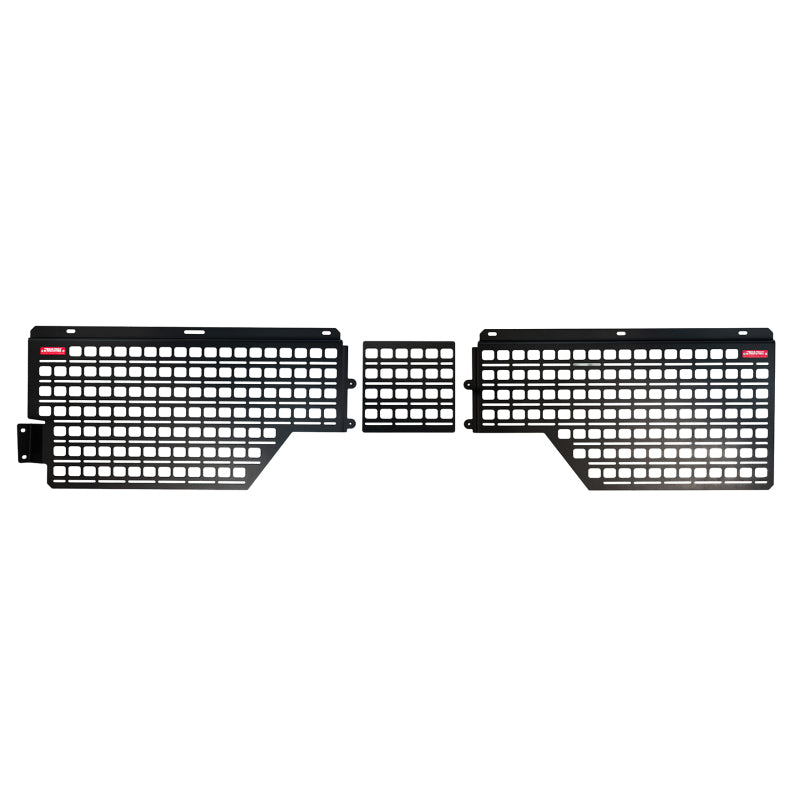 BuiltRight Industries 2022+ Toyota Tundra 6.5ft Bed Bedside Rack Molle Panel System - Driver Side