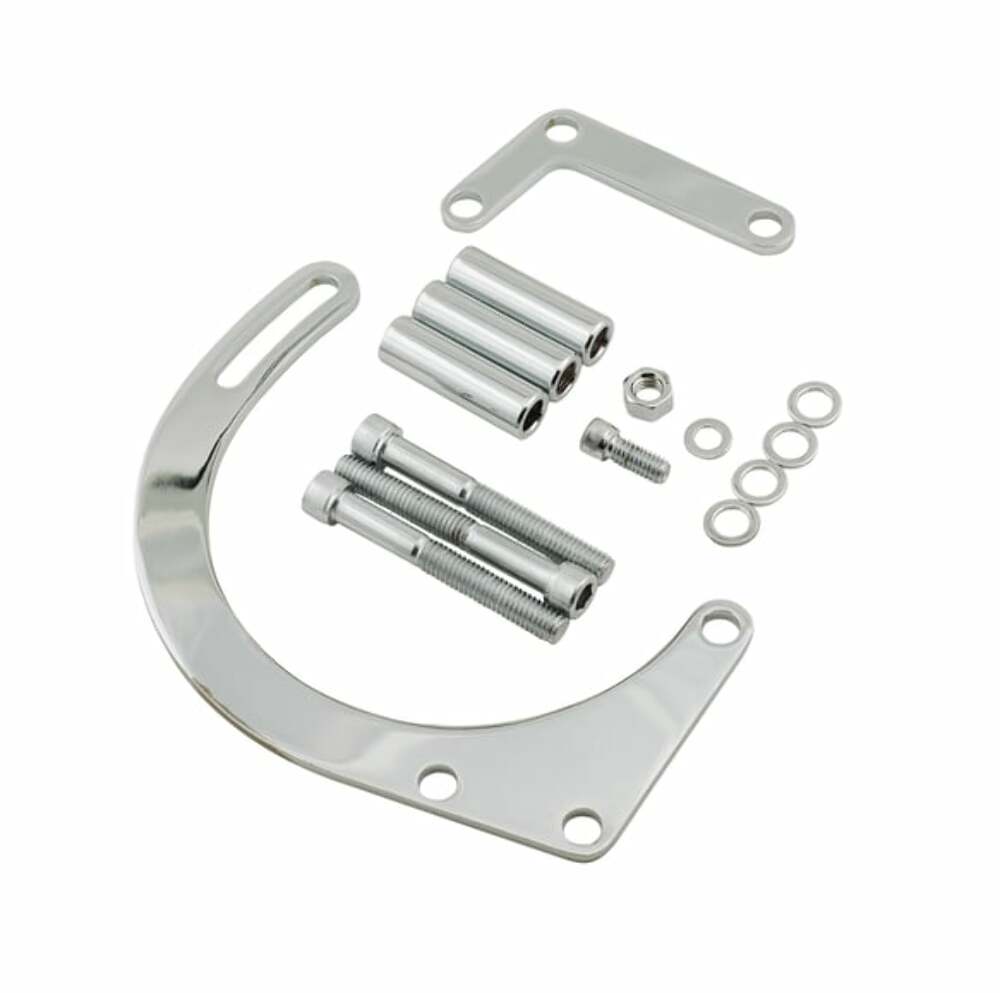 Mr. Gasket Lower Alternator Mounting Kit - Chrome - 5179
