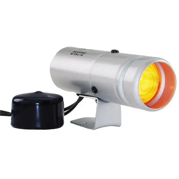 AutoMeter Amber LED Shift Light Silver (5335)