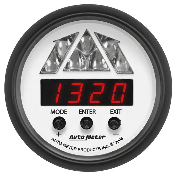 AutoMeter Phantom 2-1/16in Digital Pro Shift System Shift Light Level 1 Gauge (5787)