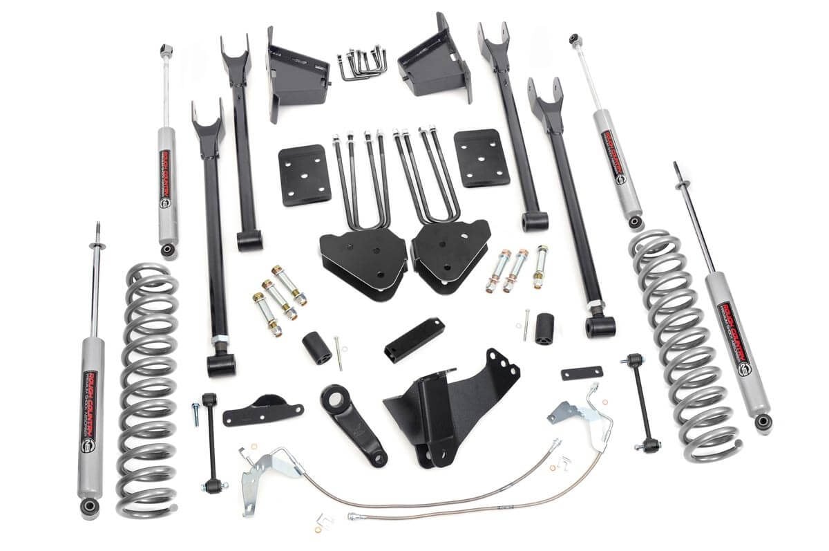 2008-2010 Ford F-350 Super Duty 8 Inch Lift Kit - 4 Link - Ford F-250/F-350 Super Duty 4WD (2008-2010) - 592.2