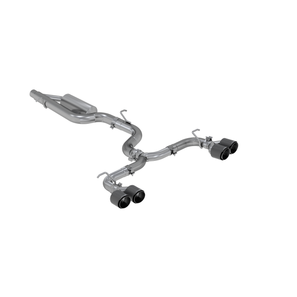 MBRP Exhaust Armor Pro Volkswagen 3" Cat Back Quad Rear Exhaust with CF (S46033CF)
