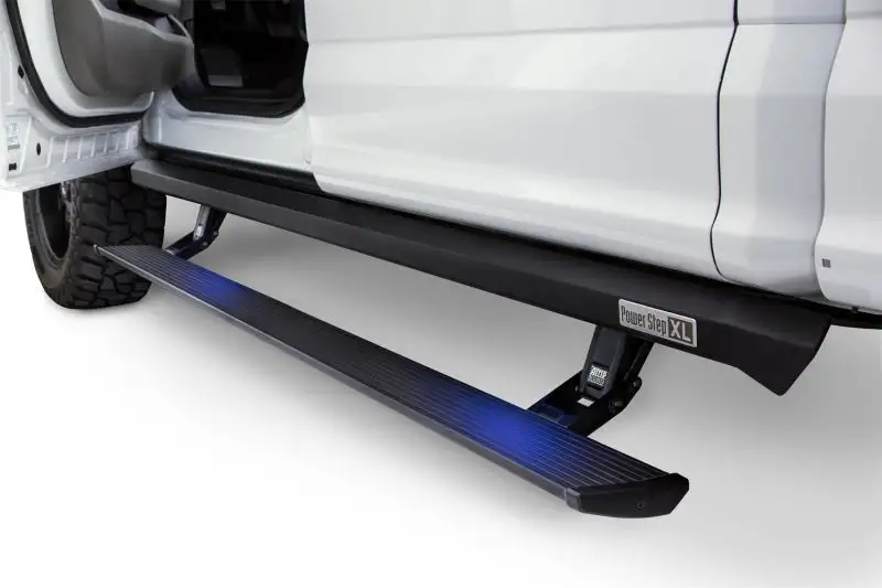 AMP Research Chevy Silverado 1500 Crew Cab PowerStep XL - Black (Incl OEM Style Illumination)