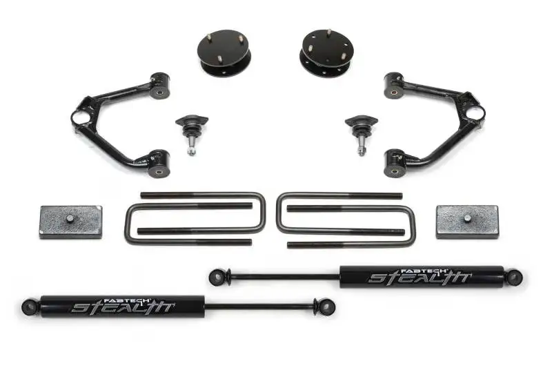 Fabtech 19+ GM C/K1500 P/U 3in Budget Sys w/Stealth