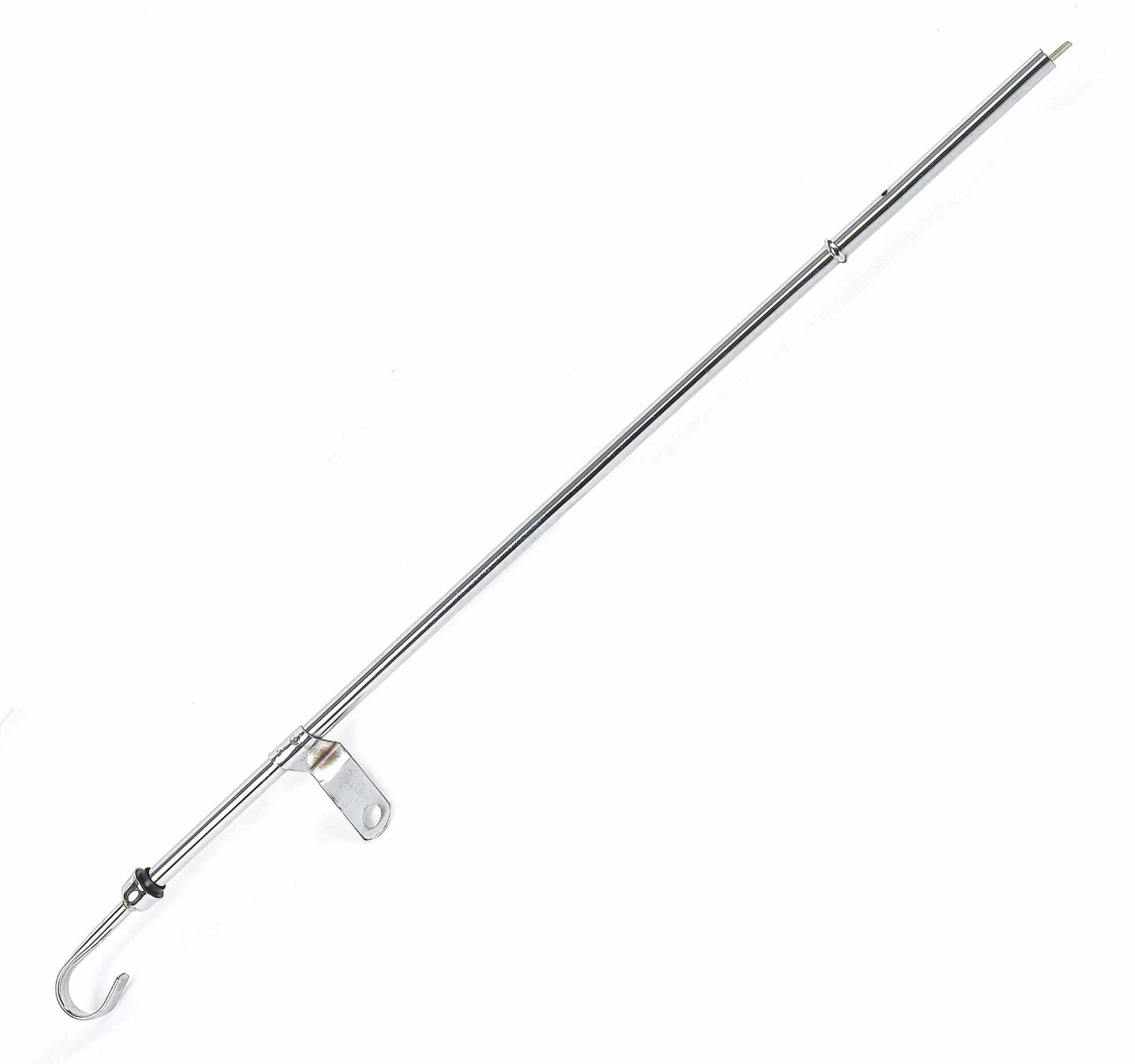 Mr Gasket Engine Oil Dipstick 6236; Chrome for 1965-1990 Chevy 396-454 BBC