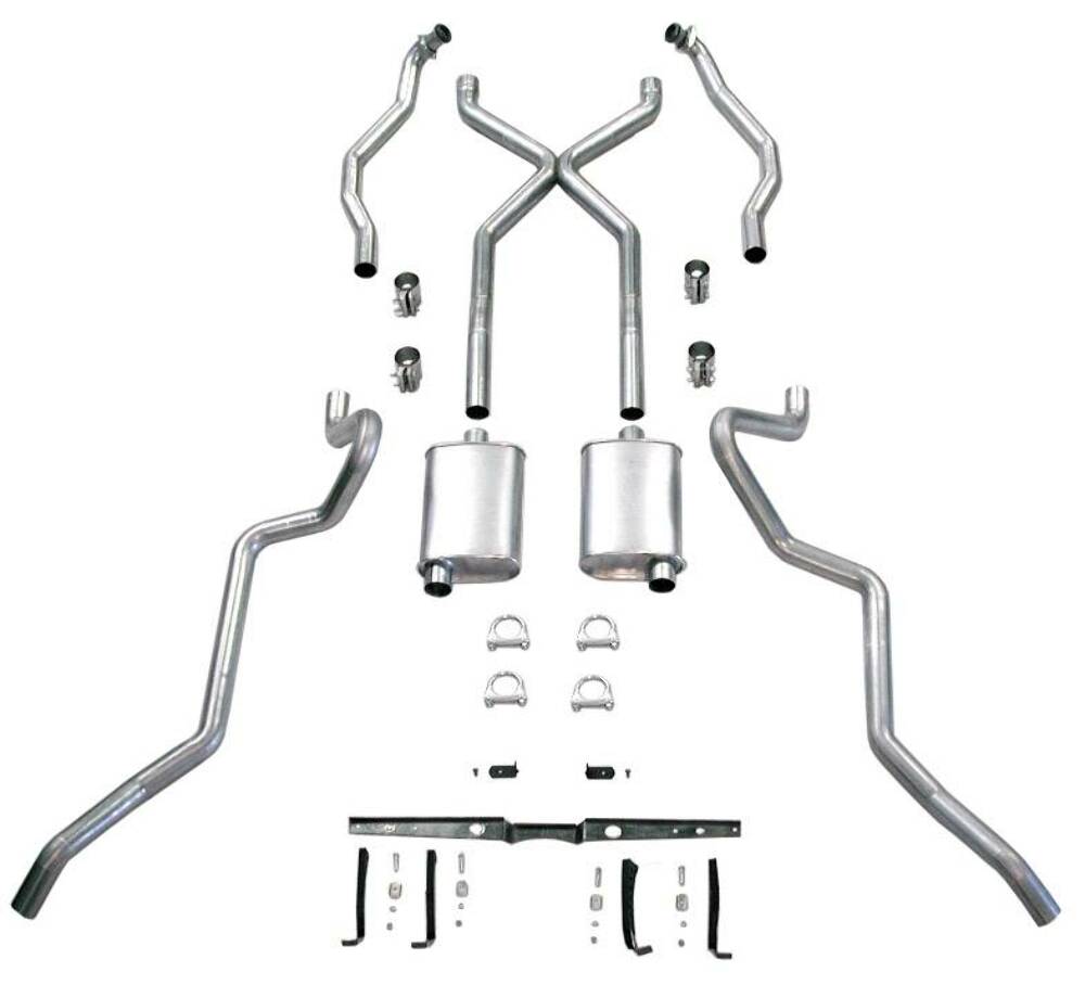 Fits 1955 - 1957 Chevrolet Full Size Exhaust System 63083
