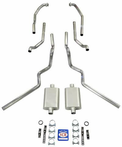 Fits 1963 - 1966 Chevrolet C10 Truck Exhaust System 63405