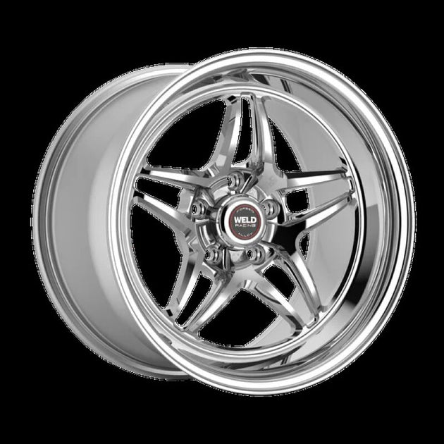 Weld S81 20x9 / 5x127 BP / 5.8in BS (+20 Offset) Polished Center - Polished Shell - Non-Beadlock