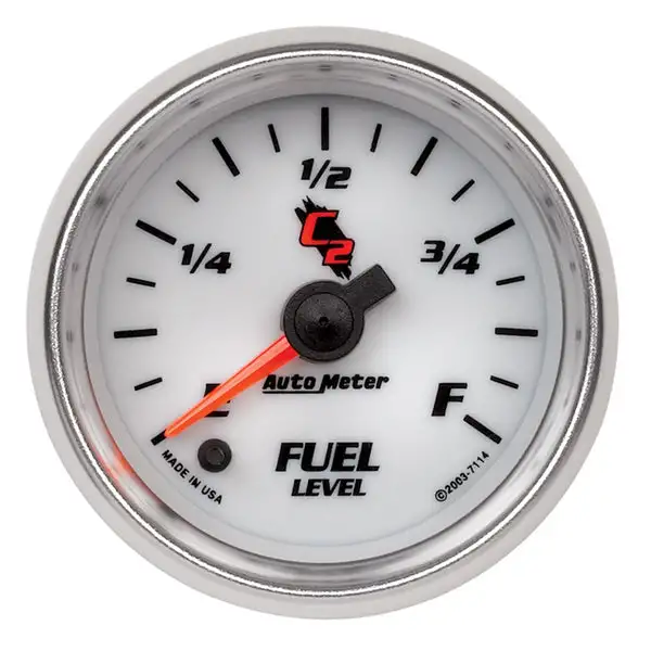 AutoMeter C2 52mm Electronic Programmable Empty to Full Fuel Level Gauge (7114)