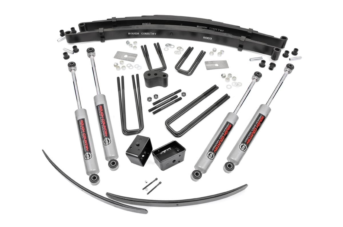 1975-1977 Plymouth Trailduster 4 Inch Lift Kit - Rear Blocks - Dodge/Plymouth Ramcharger/Trailduster (74-77) - 320.2