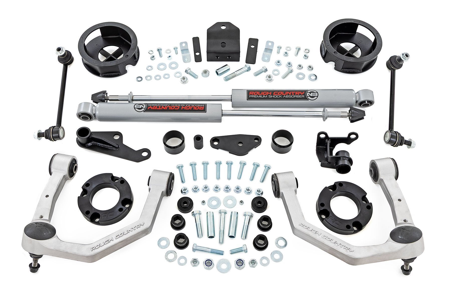 Rough Country 3.5 Inch Lift Kit - TRD Offroad - Toyota 4Runner 4WD (2025) - 76931