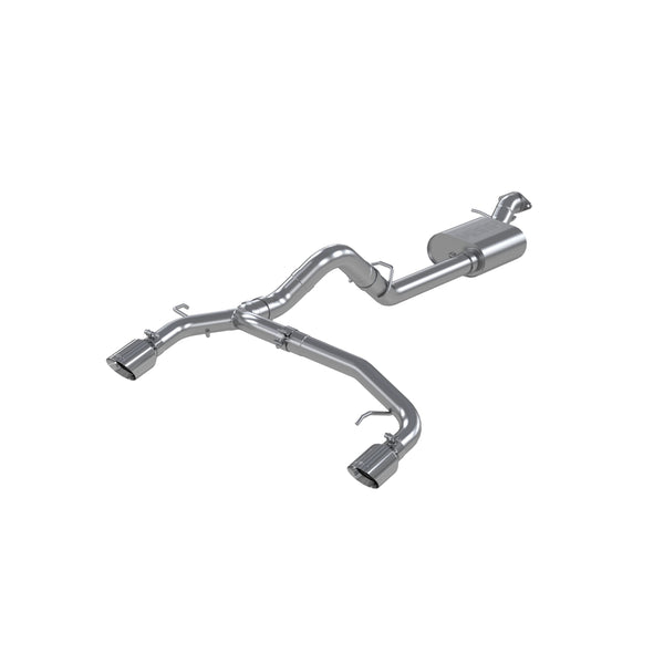 MBRP Exhaust 3" Cat-Back, 2.5" Dual Split Rear Exit, T304 (S5241304)