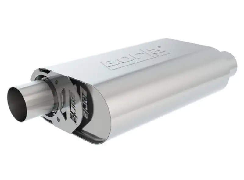 Borla CrateMuffler SBC Hot 350/383 3inch Offset/Offset 14in x 4.35in x 9in Oval Muffler