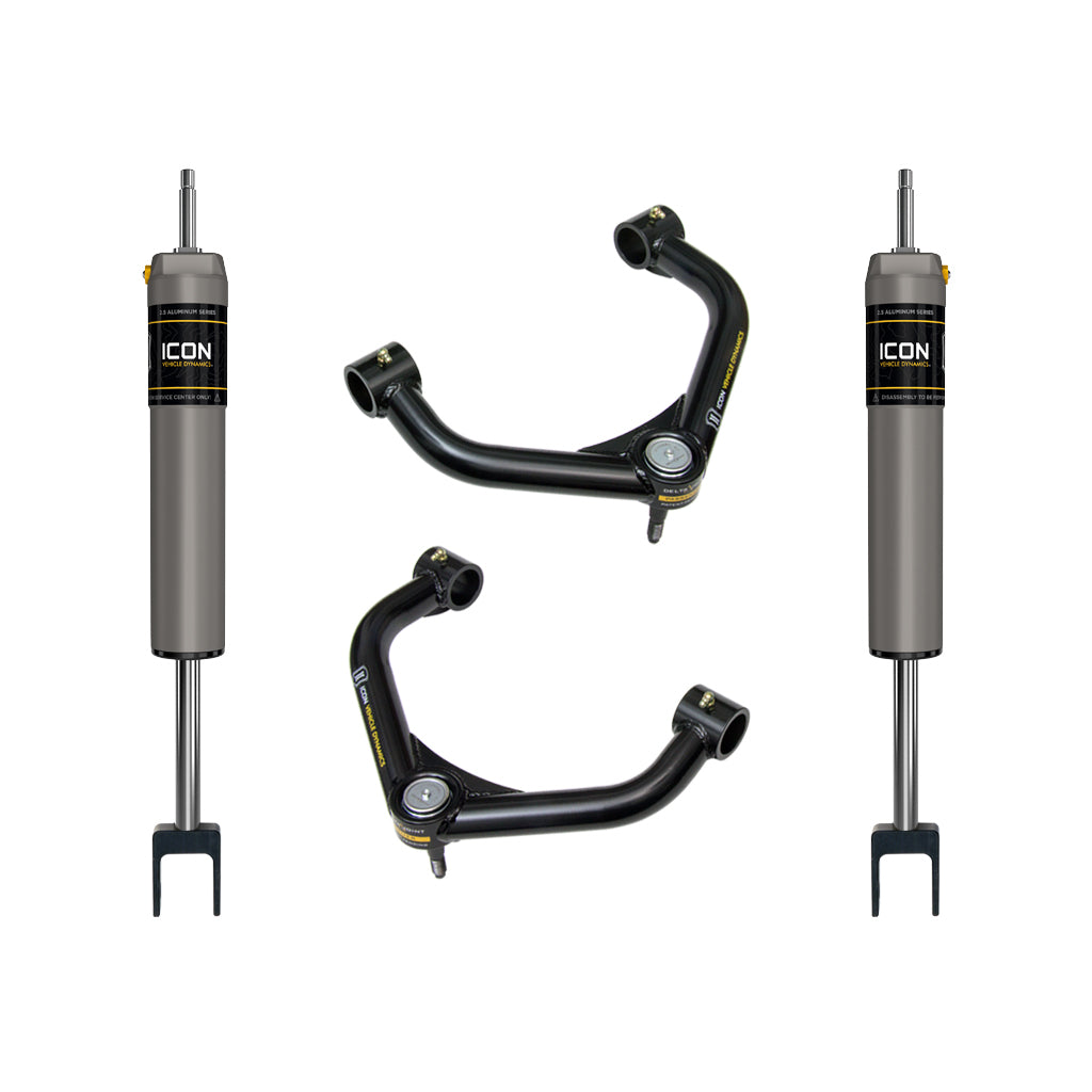 ICON 78722 GM 2500/3500 HD 0-2" Lift 2.5 VS Shock System Tubular UCA