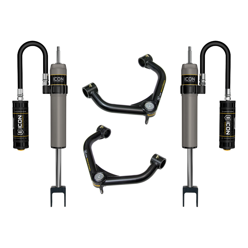 ICON 78724 GM 2500/3500 HD 0-2" Lift 2.5 VS RR Shock System Tubular UCA