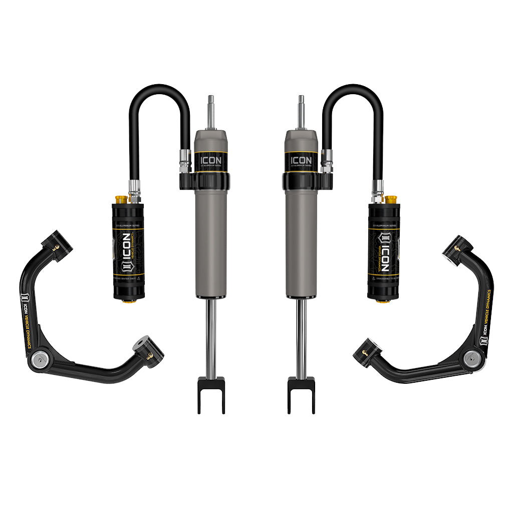 ICON 78725 GM 2500/3500 HD 0-2" Lift 2.5 VS w/CDCV Shock System Tubular UCA