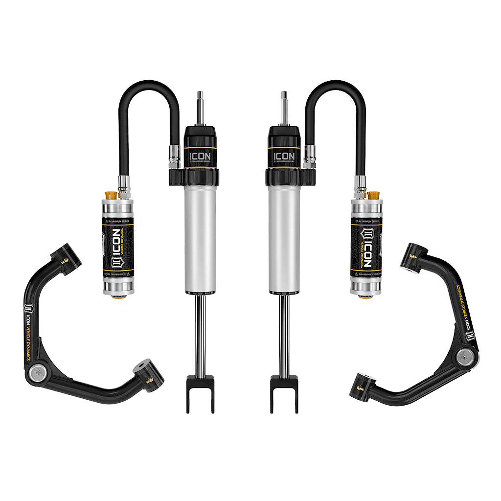 ICON 78735T GM 2500/3500 HD 0-2" Lift 2.5 VS Shock System/CDCV Tubular UCA
