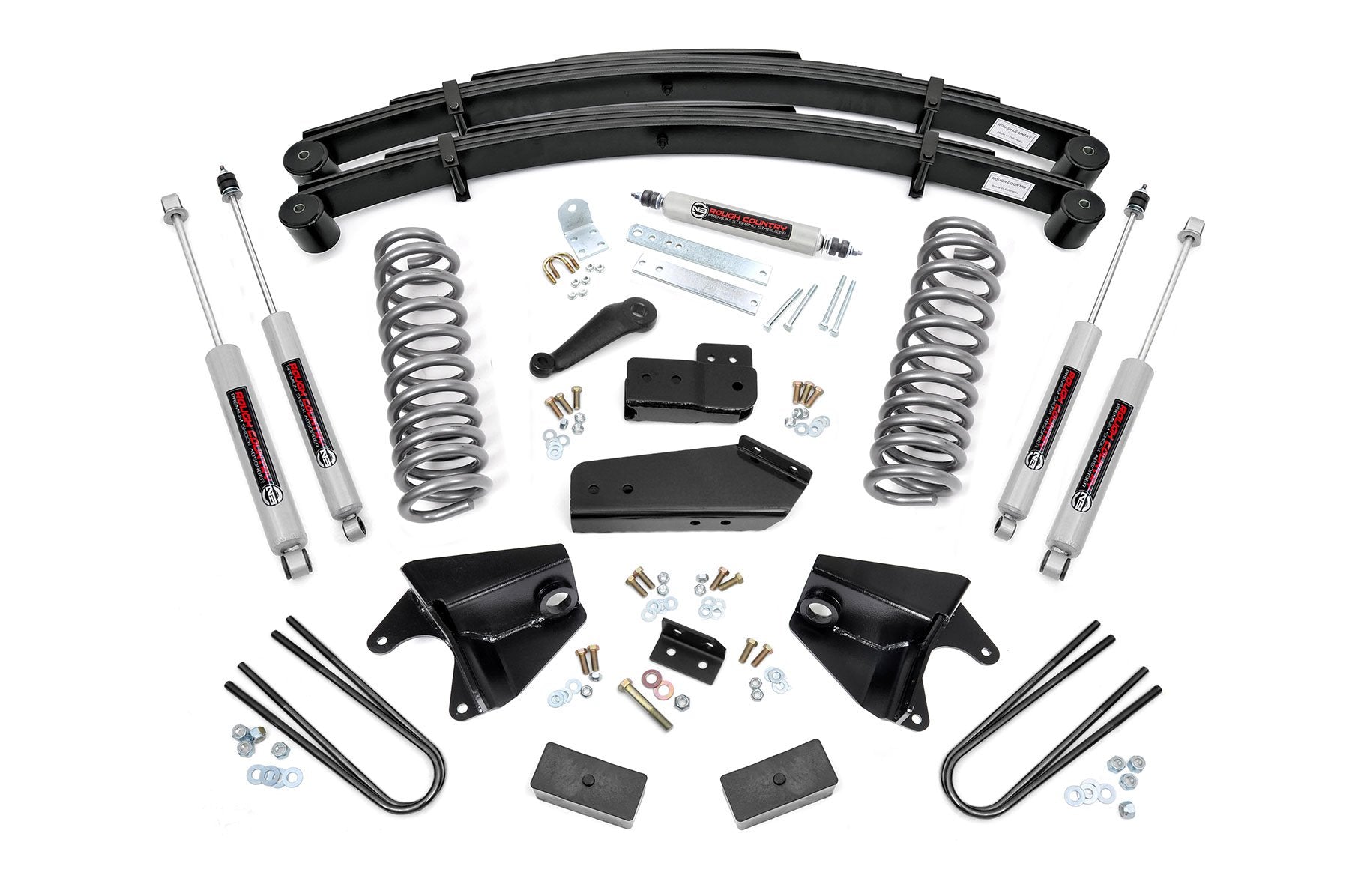 1980-1993 Ford Bronco 6 Inch Lift Kit - RR Springs - Ford Bronco/F-150 4WD (1980-1996) - 525.2