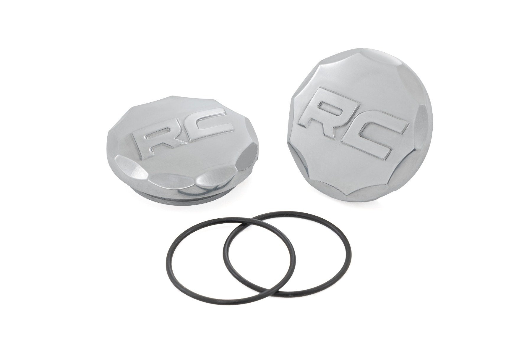 Polished Aluminum Ball Joint Caps - Pair - Rough Country Control Arms - 81178