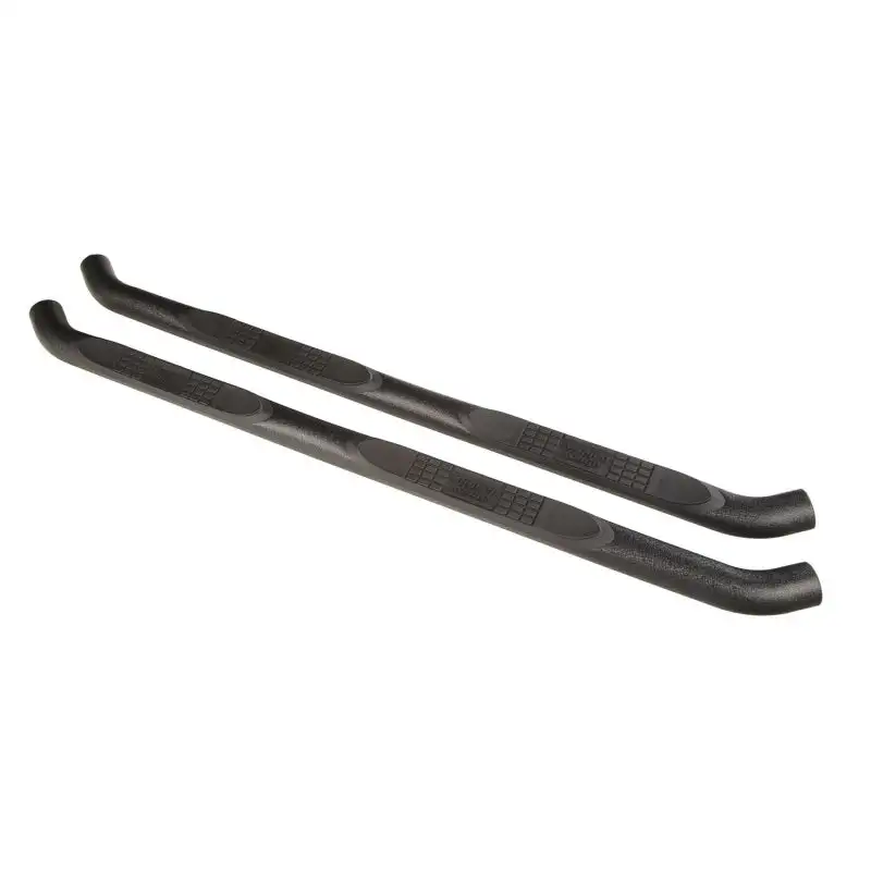 Rugged Ridge 3in Round Side Step Black Jeep Wrangler JL 4Dr