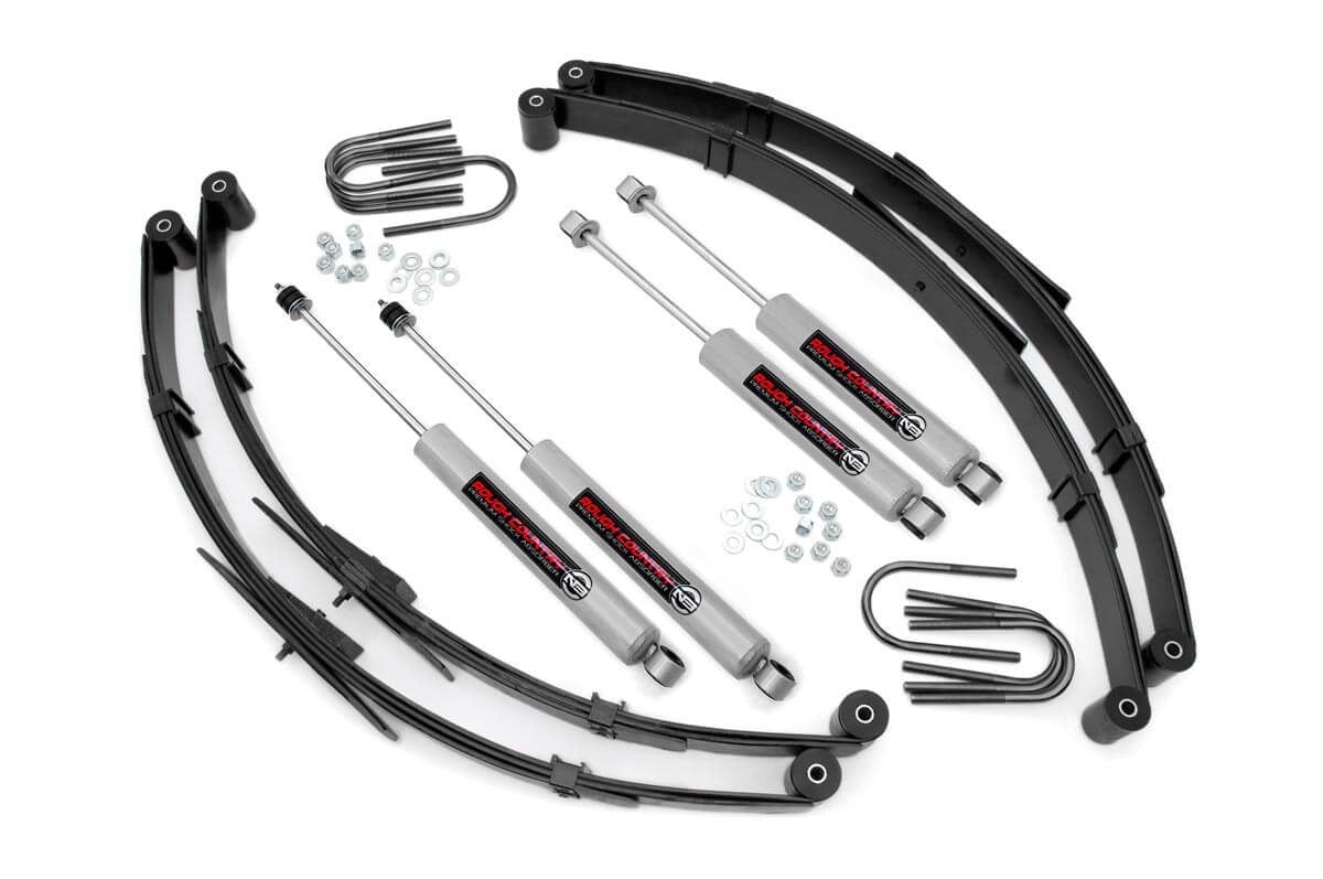 1995 Jeep Wrangler 2.5 Inch Lift Kit - Jeep Wrangler YJ 4WD (1987-1995) - 615.2