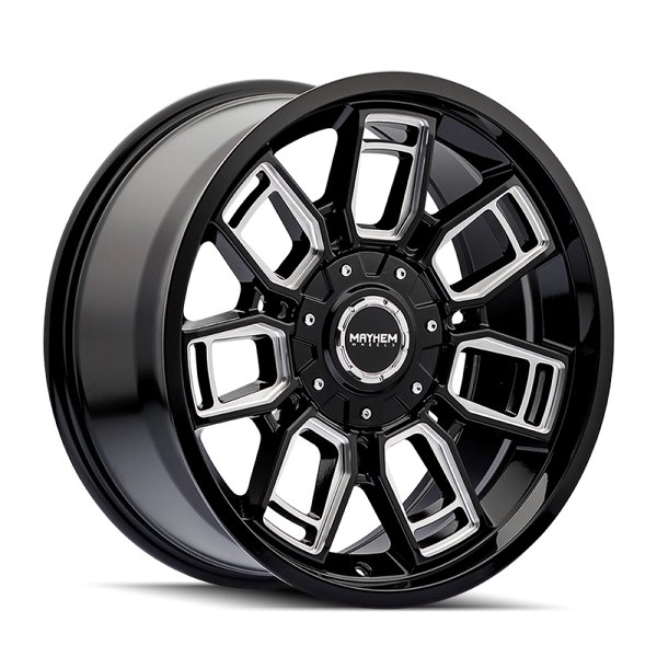 Mayhem 8118 Ordinance 20x9 / 5x127/139.7 BP / 87.1mm Hub Matte Bronze Wheel w/ Milled Spokes