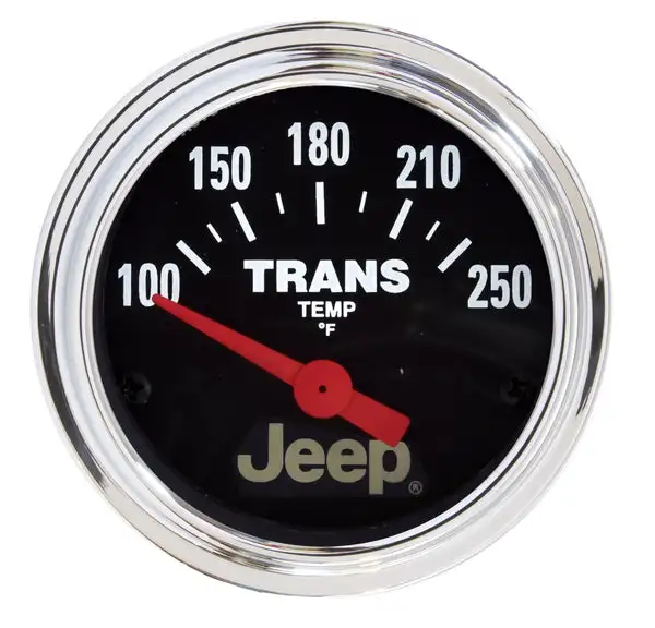 AutoMeter Jeep 52.4mm Shortl Sweep Electronic 100-250 Def F Transmission Temperature Gauge (880260)