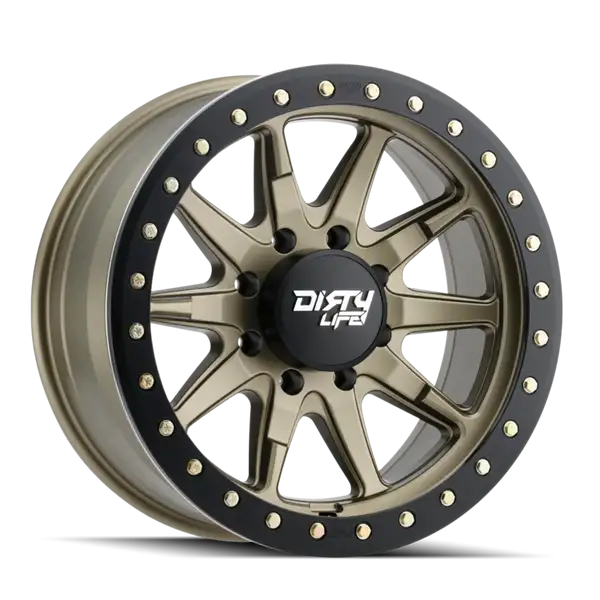 Dirty life 9304 DT-2 Satin Gold 17x9 5x127-Clearance