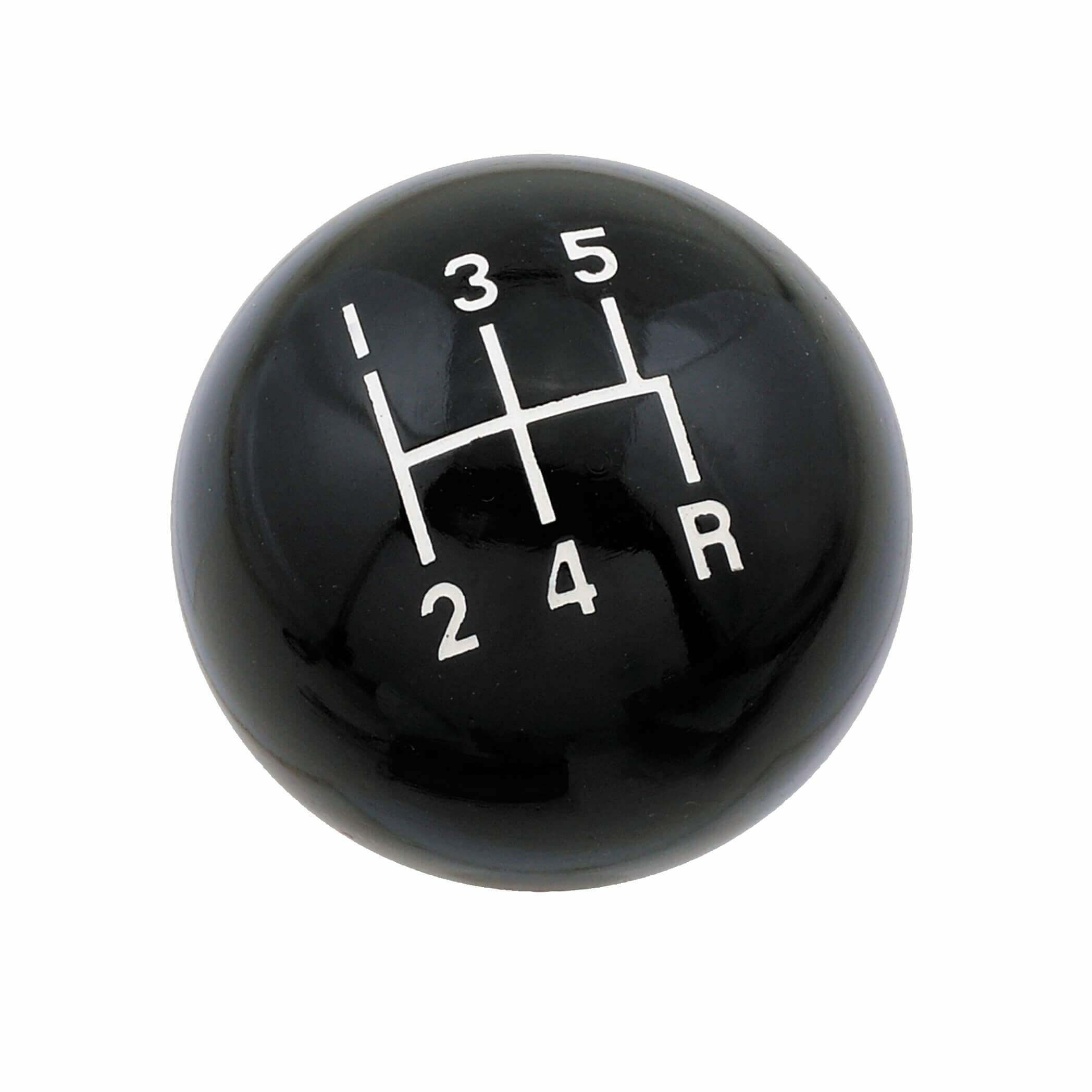 Mr. Gasket Shifter Knob - 5-Speed - Classic - Round - Black - 9626