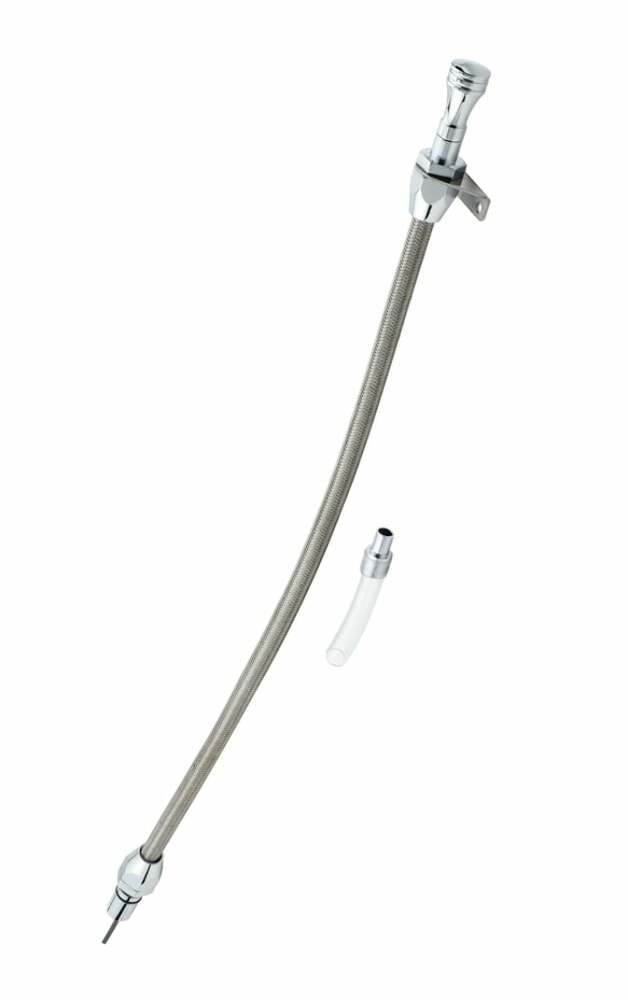 Mr. Gasket Automatic Transmission Dipstick & Tube -Braided Stainless Steel 9703G