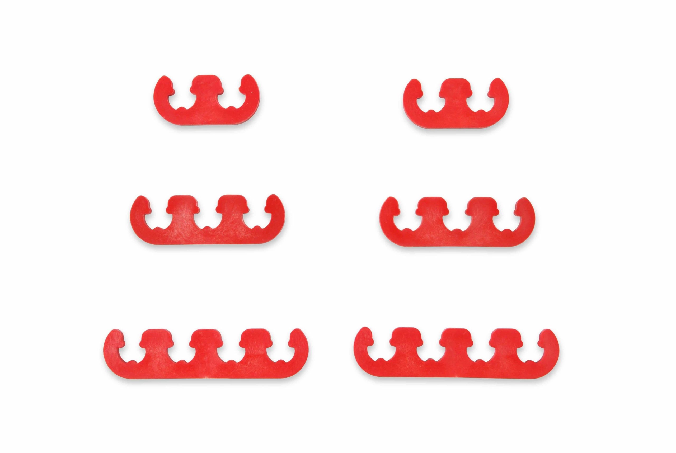 Mr. Gasket Wire Separator Kit - Red - 7 mm / 8 mm - Plastic - 9727