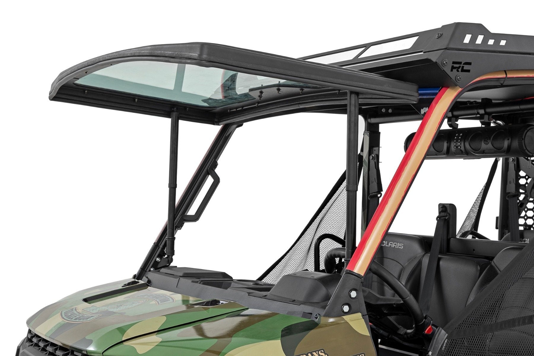 Rough Country Electric Tilt Windshield - Glass - Polaris Ranger XP 1000 - 98417221