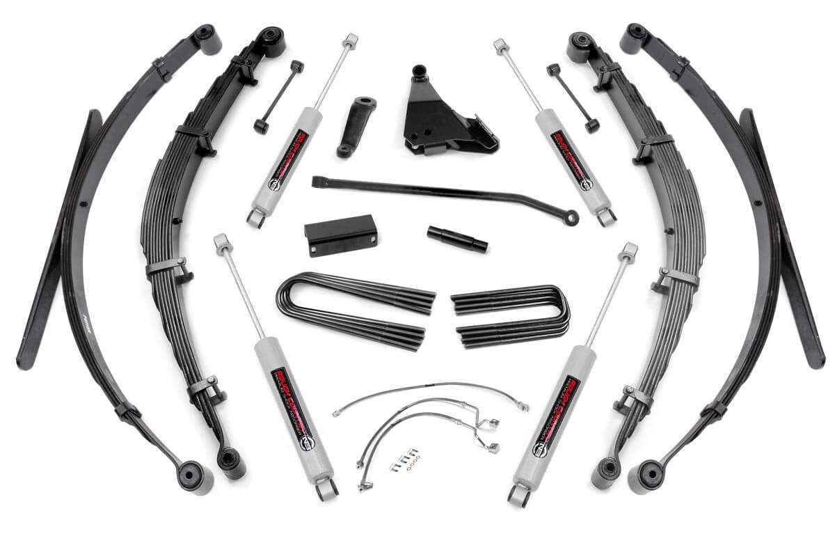 1999-2004 Ford F-250 Super Duty 8 Inch Lift Kit - Ford F-250/F-350 Super Duty 4WD (1999-2004) - 488.2
