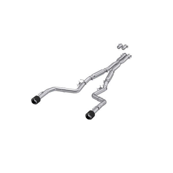 MBRP Exhaust 3in. Cat Back Dual Rear Dual Tips (S71173CF)