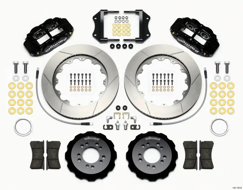 Wilwood Narrow Superlite 6R Front Hat Kit 14.00in 2013-Up Ford Focus ST w/ Lines