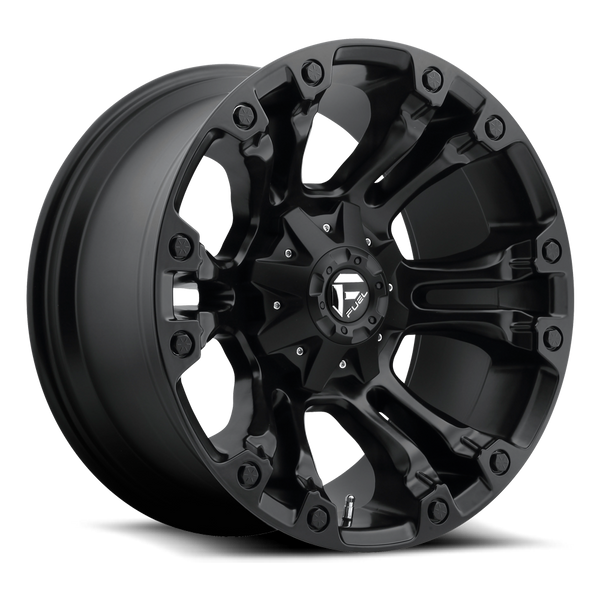 Aluminum Wheels 18X9 Vapor D560 8 On 170 Matte Black 125.1 Bore 1 Offset Fuel Off Road Wheels - D56018901750