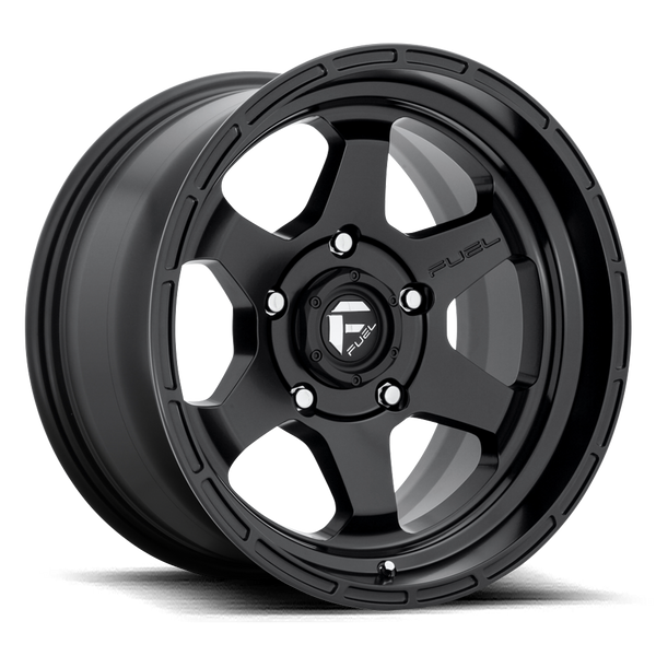Aluminum Wheels 18X9 Shok D664 6 On 139.7 Matte Black 106.1 Bore 1 Offset 29 Lbs Fuel Off Road Wheels - D66418908450