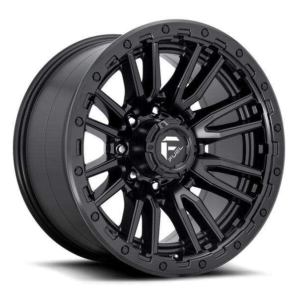 Aluminum Wheels 20X9 Rebel D679 8 On 165.1 Matte Black 125.2 Bore 1 Offset Fuel Off Road Wheels - D67920908250