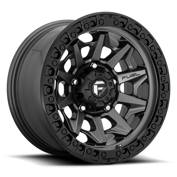 Aluminum Wheels 18X9 Covert D716 8 On 180 Matte Gunmetal Gray Black Bead Ring 124.3 Bore 20 Offset Multi Spoke Fuel Off Road Wheels - D71618901857