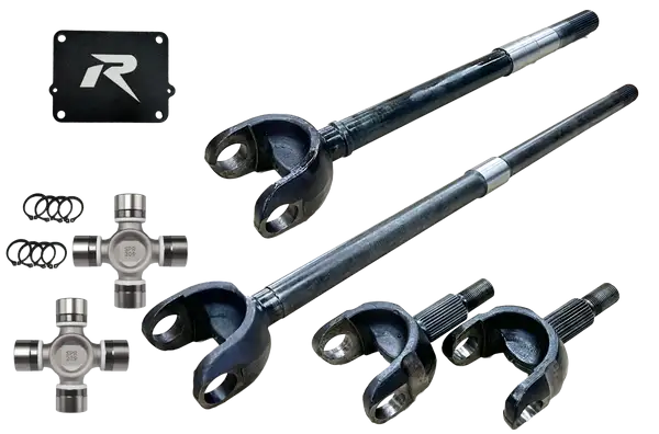Jeep Wrangler JL and JT 1-Piece Chromoly Discovery Series Front Axle Kit Revolution Gear - DC-D44-JLJT-1PC