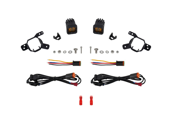 SSC1 SAE/DOT Type G3M Fog Light Kit Yellow (3000K) Yellow SAE Fog Diode Dynamics - DD8039