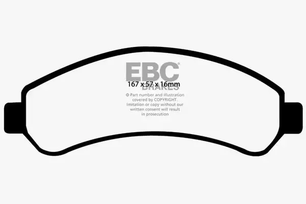 EBC Ultimax OEM Replacement Brake Pads (UD726)