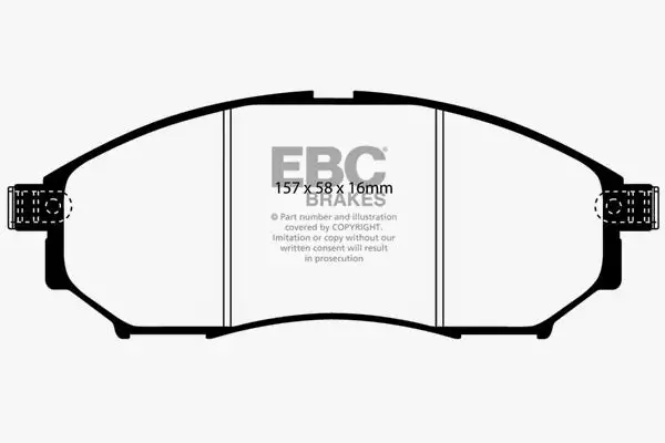 EBC Ultimax OEM Replacement Brake Pads (UD888)