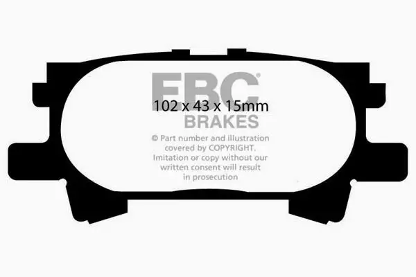 EBC Ultimax OEM Replacement Brake Pads (UD996)