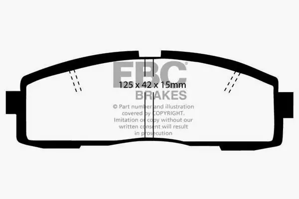 EBC Ultimax OEM Replacement Brake Pads (UD337)