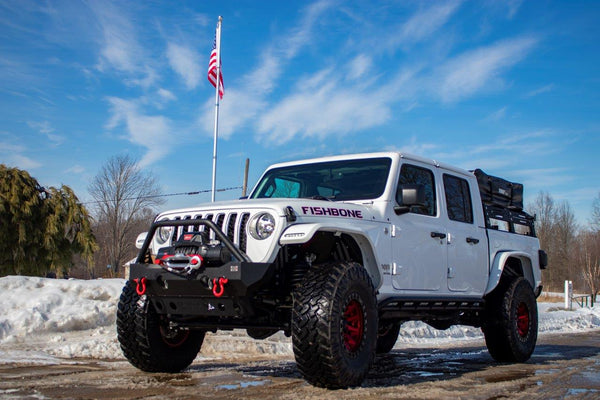 2020-Present Jeep Gladiator JT  Rocker Guards Fishbone Offroad - Fishbone Offroad - FB23142