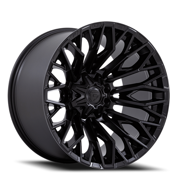 Aluminum Wheels 20X9 Strike FC865 MX 5 On 127/5 On 139.7 Blackout 87.1 Bore 1 Offset Fuel Off Road Wheels - FC865MX20908301