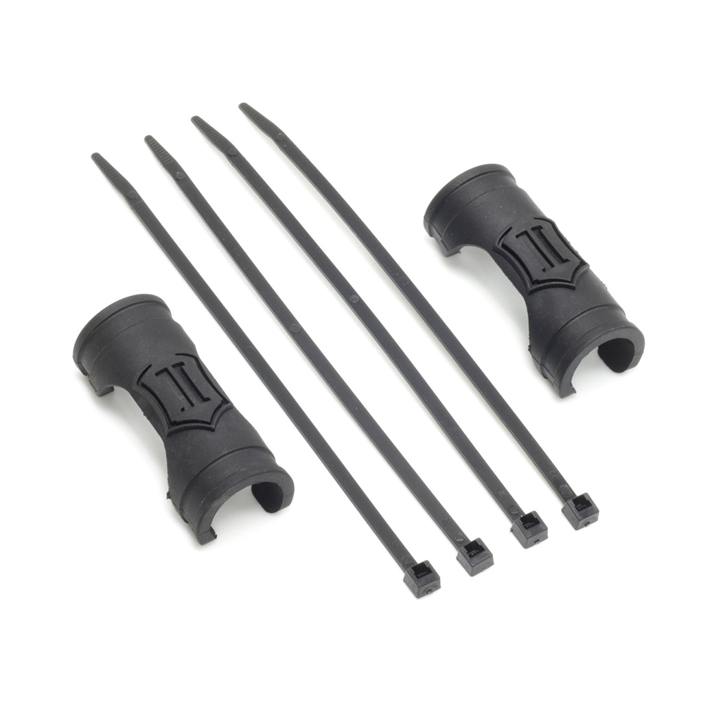 ICON 252012 -4 To -10 Shock Reservoir Hose Shield Kit