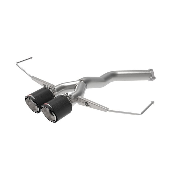 Takeda 3 IN to 2-1/2 IN 304 Stainless Steel Axle-Back Exhaust Carbon Fiber Tip (49-37012-C)