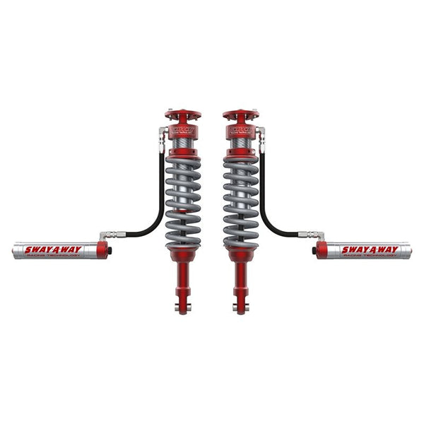 aFe Sway-A-Way 3.0 Front Coilover Kit w/ Remote Reservoirs and Compression Adjuster (301-5000-02-CA)